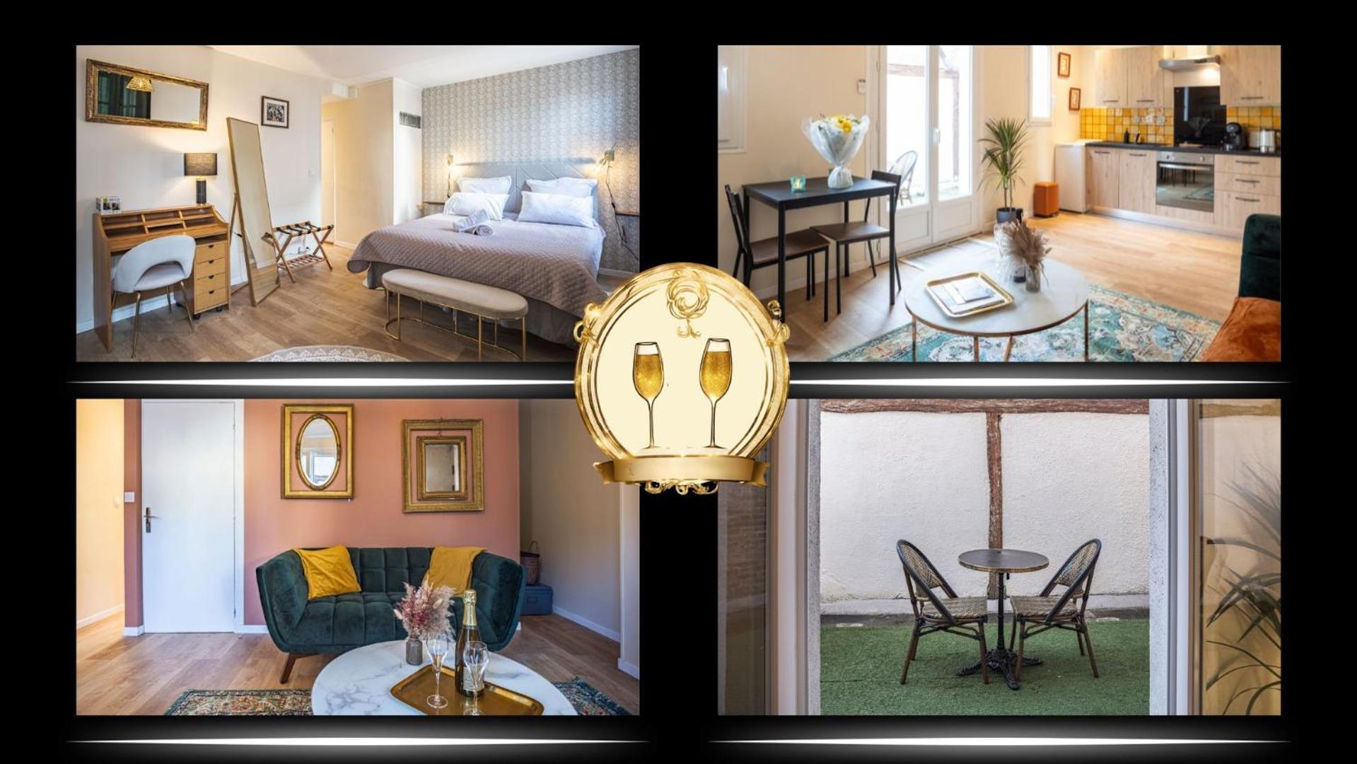 Champagne En Terrasse - Elegant Et Discret Apartment Troyes Luaran gambar